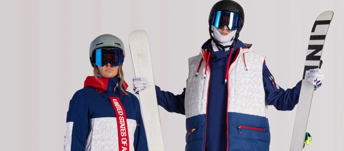Spyder Eric Haze Debut U.S. Alpine Freestyle Freeski Team Olympic Uniforms