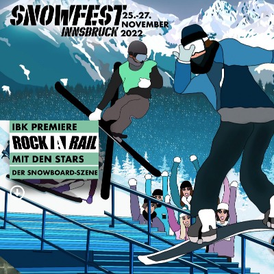 Penunggang Top Internasional Memulai Snowfest Innsbruck