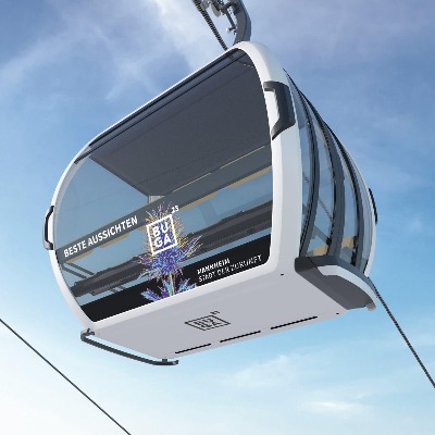 Doppelmayr Ropeway Menghubungkan Taman Pameran BUGA Di Mannheim